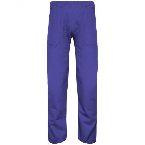 Calça profissional em brim azul royal - (54)